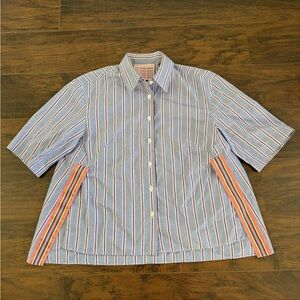 820 Caliban button down cropped shirt sz S